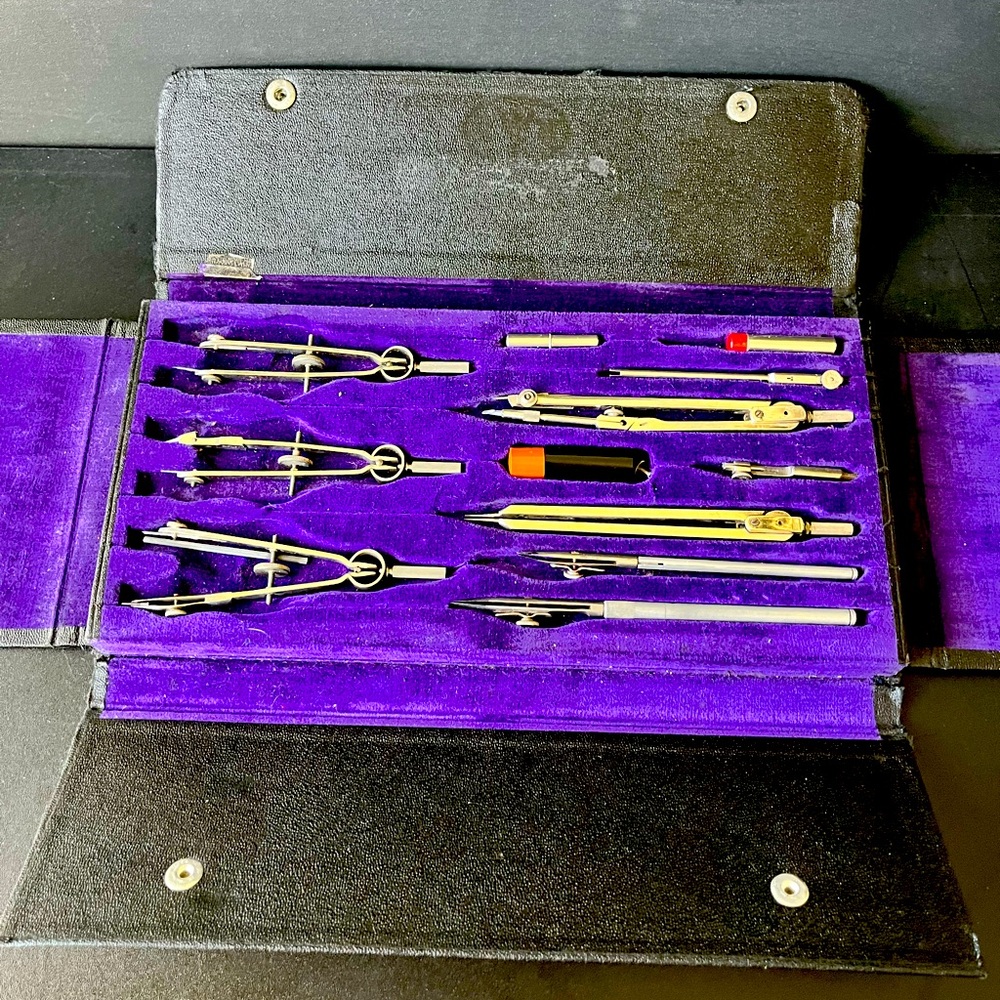 Vintage Dietzgen Drafting Tools